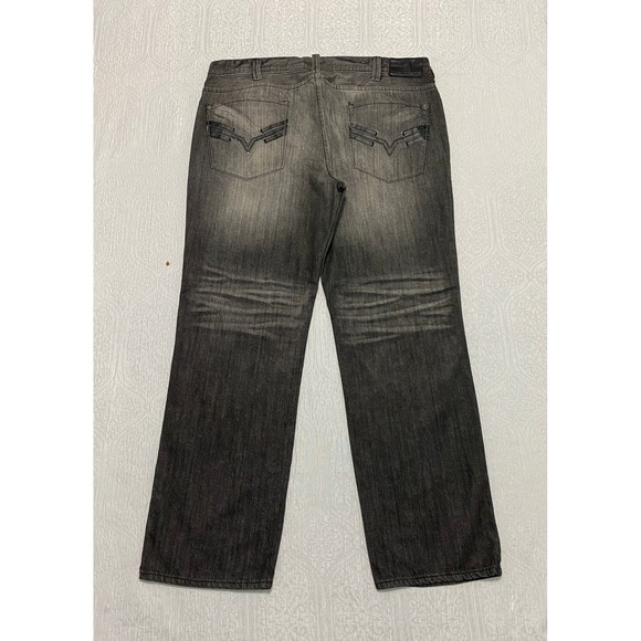 Other - DKNY Jeans Men's Size 38×30 Black Soho Relaxed Wide Leg Whiskers